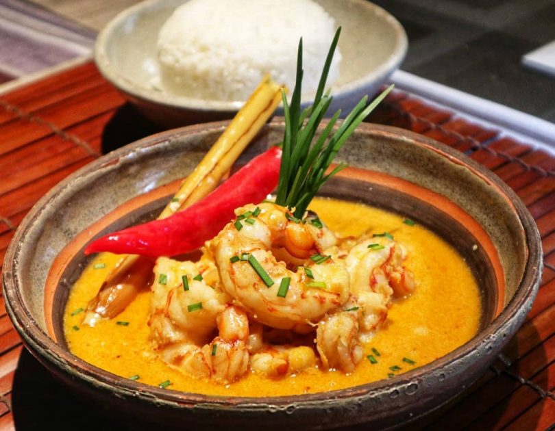 Yellow Curry Prawns